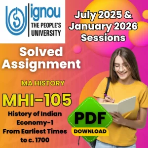 MHI-105 Assignment Answers PDF Download