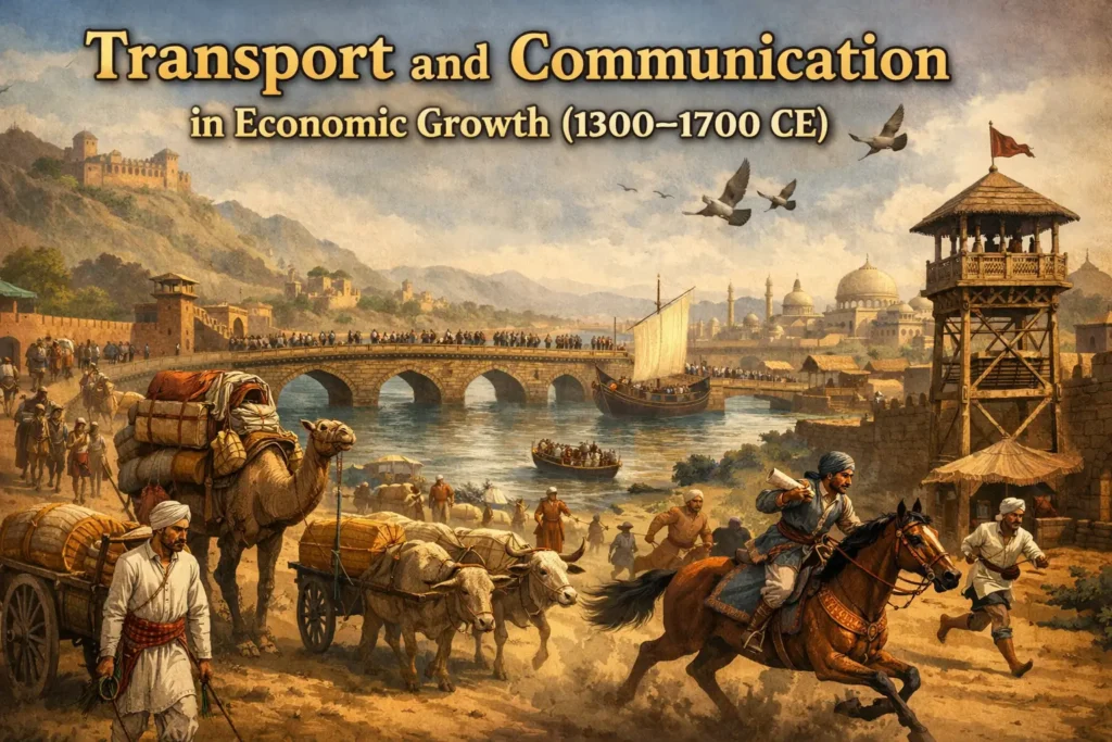 Transport and Communication in Economic Growth