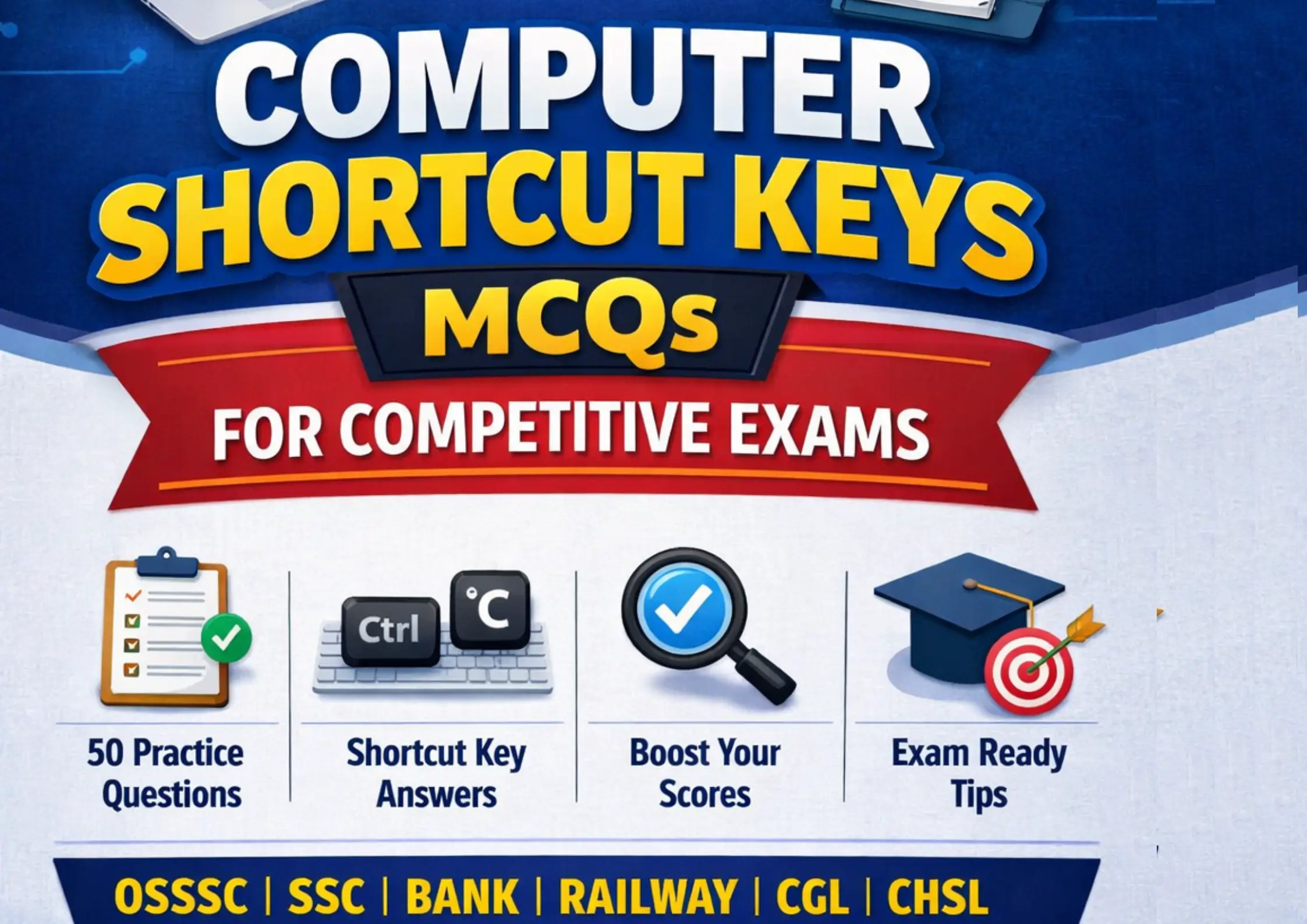 Computer Shortcut Keys MCQs