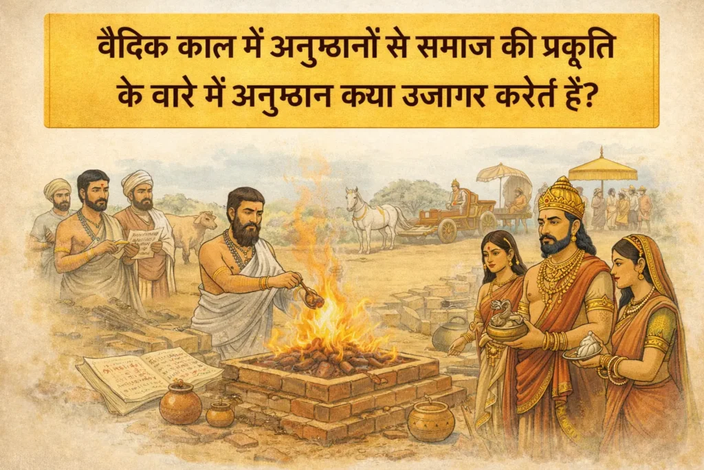 वैदिक काल में अनुष्ठानों से समाज की प्रकृति