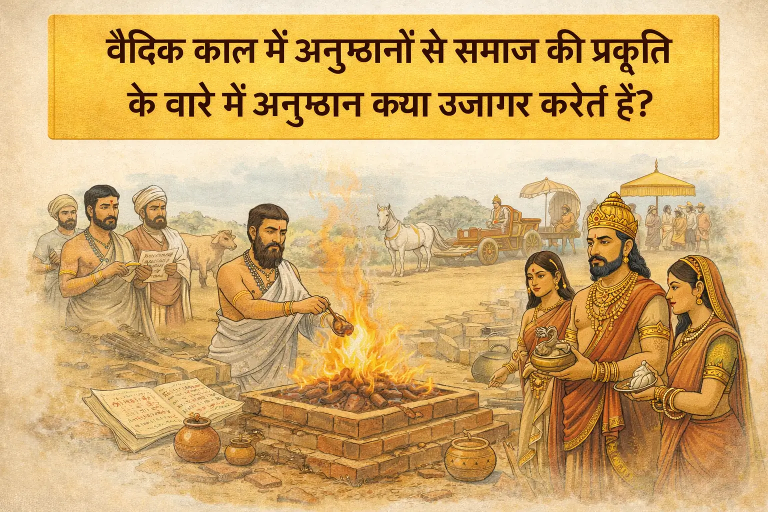 वैदिक काल में अनुष्ठानों से समाज की प्रकृति