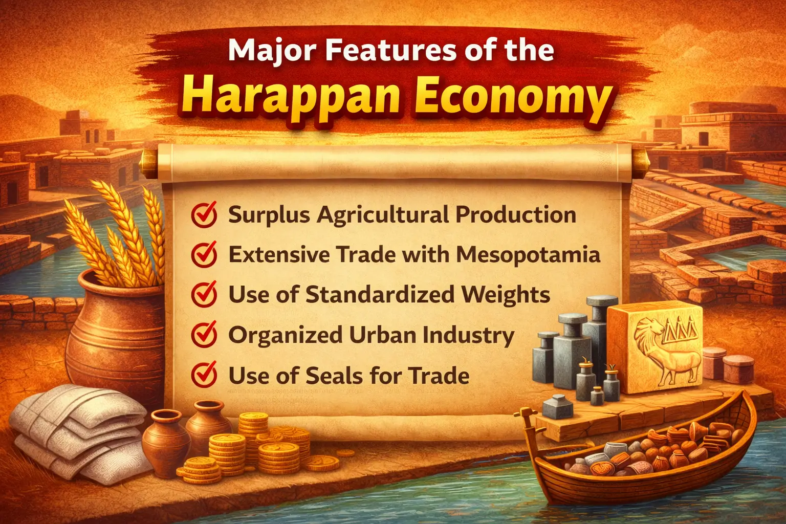 Major Features of the Harappan Economy