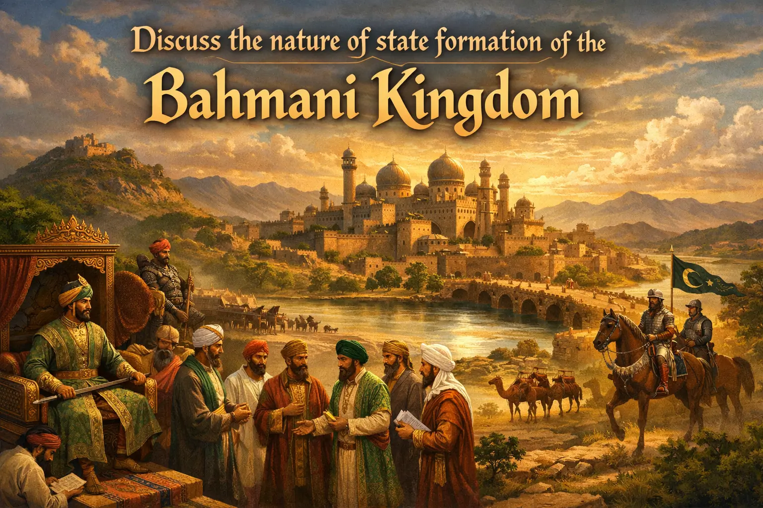 nature of state formation of the bahmani kingdom