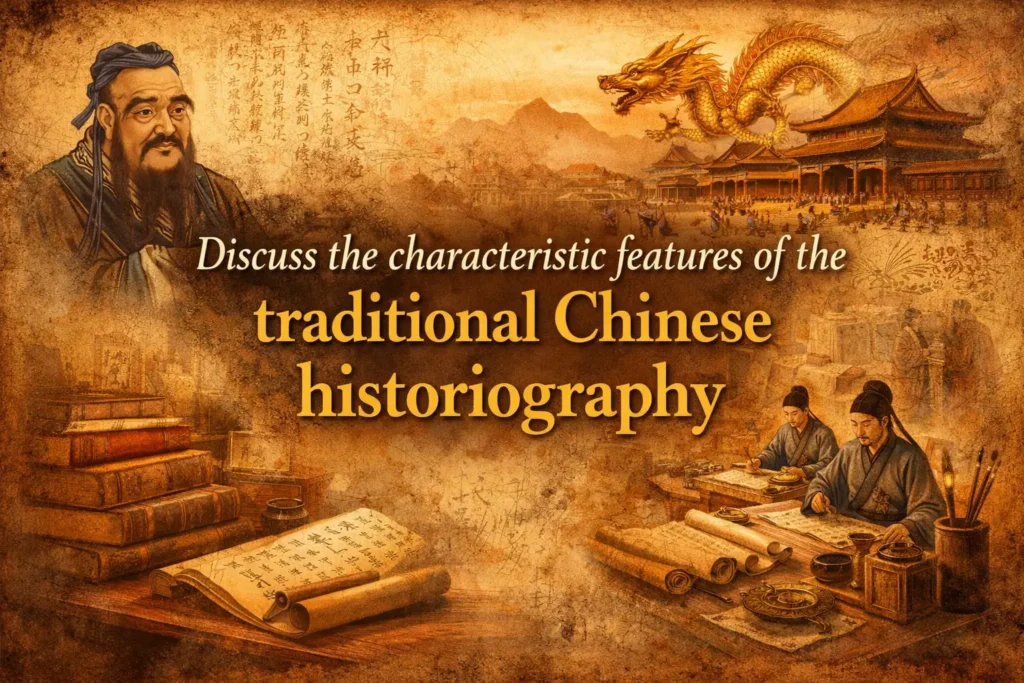 characteristic features of the traditional Chinese historiography