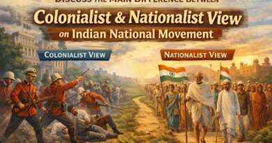 difference between colonialist & nationalist view