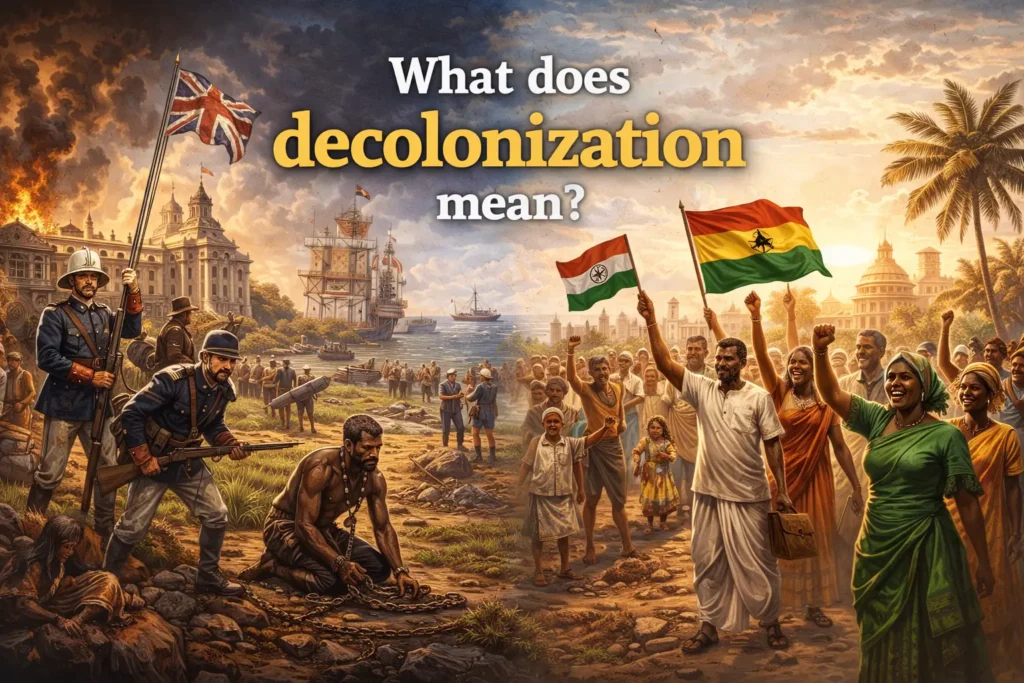 What does decolonization mean