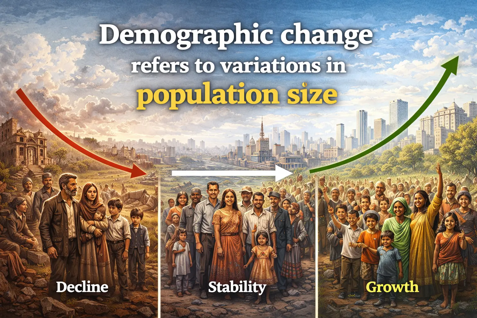 various theories of demographic changes
