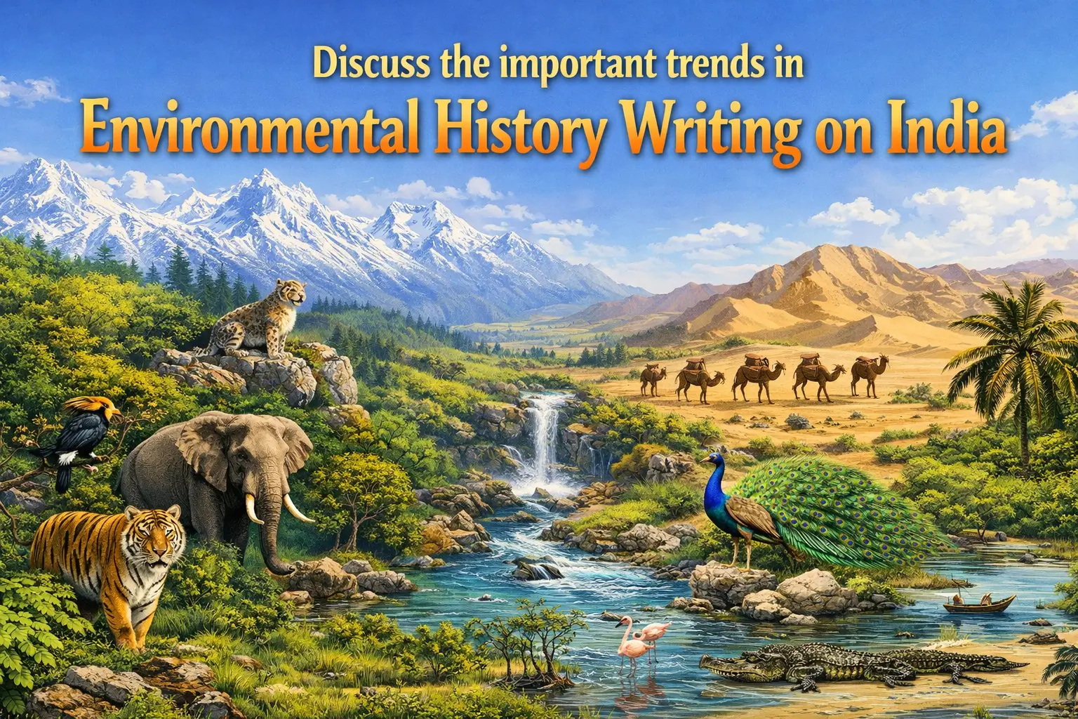 important trends in environmental history writing on India