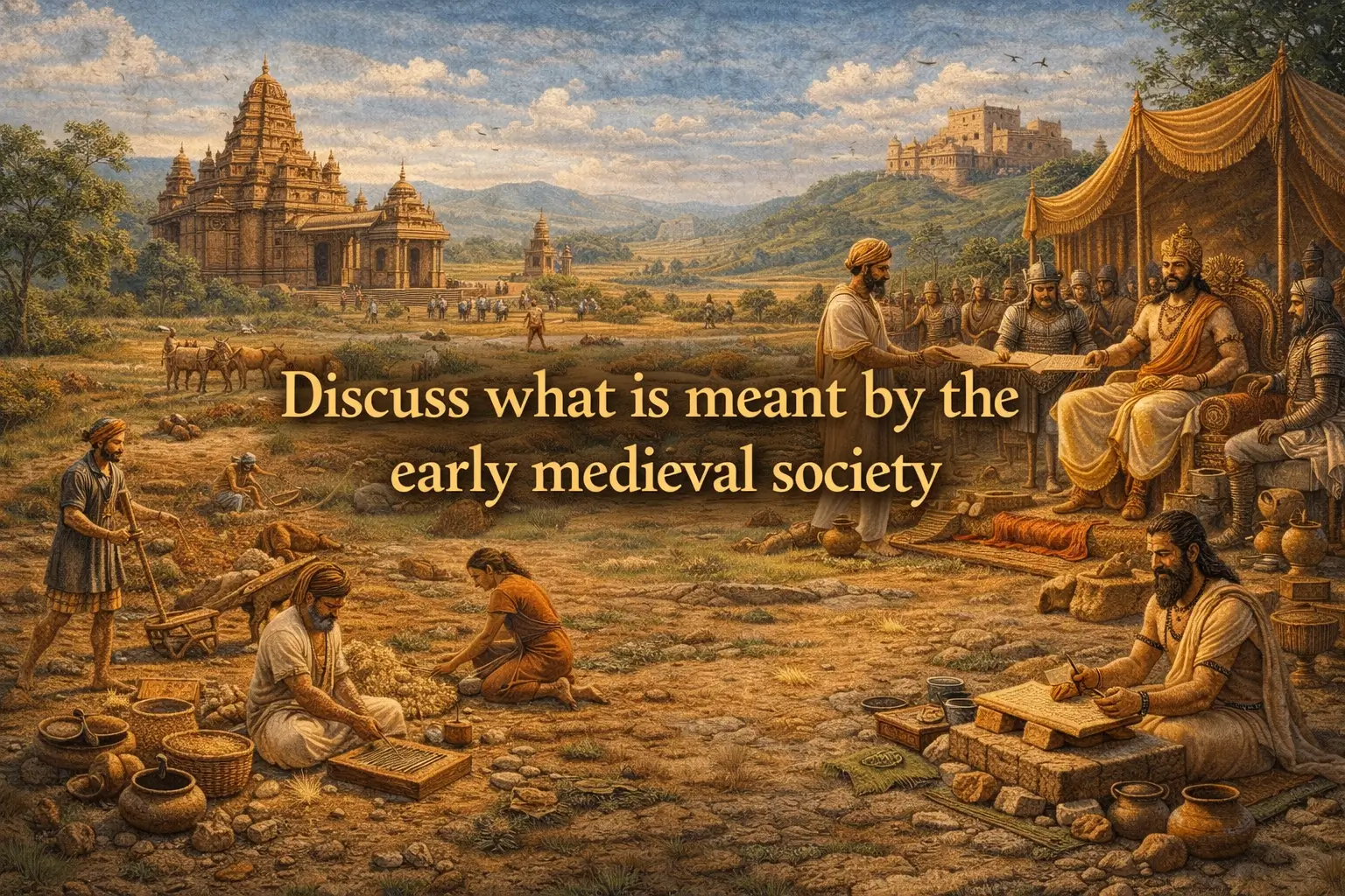 what is meant by the early medieval society