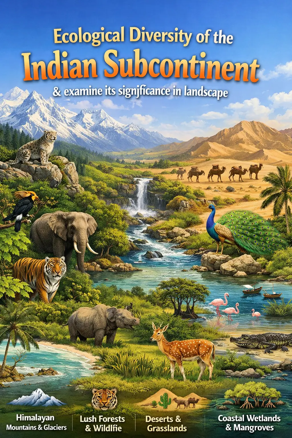 Ecological diversity of the Indian subcontinent