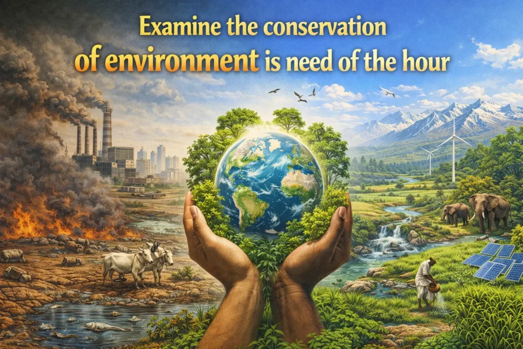 conservation of environment is need of the hour