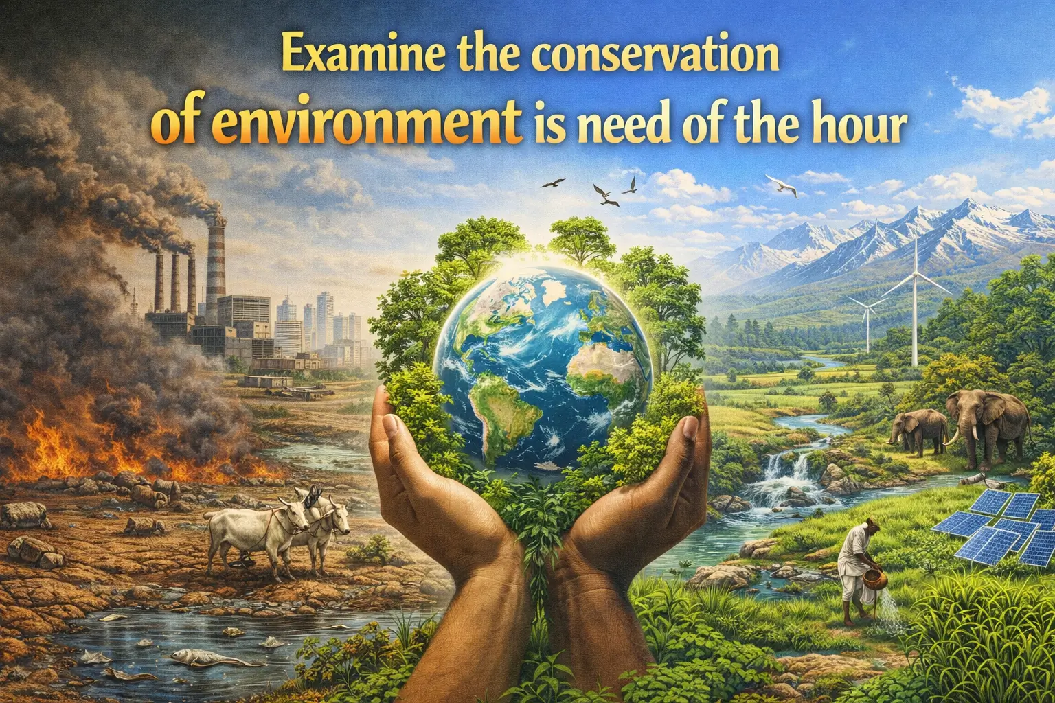 conservation of environment is need of the hour