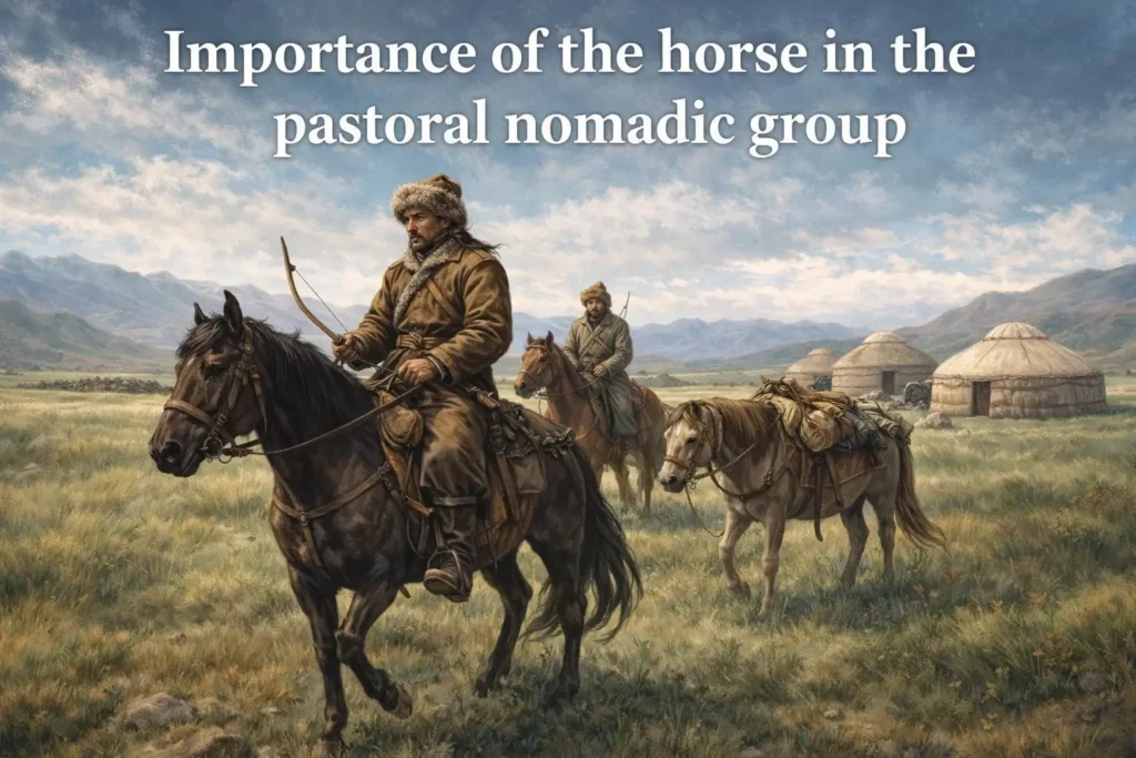 Importance of the horse in the pastoral nomadic group