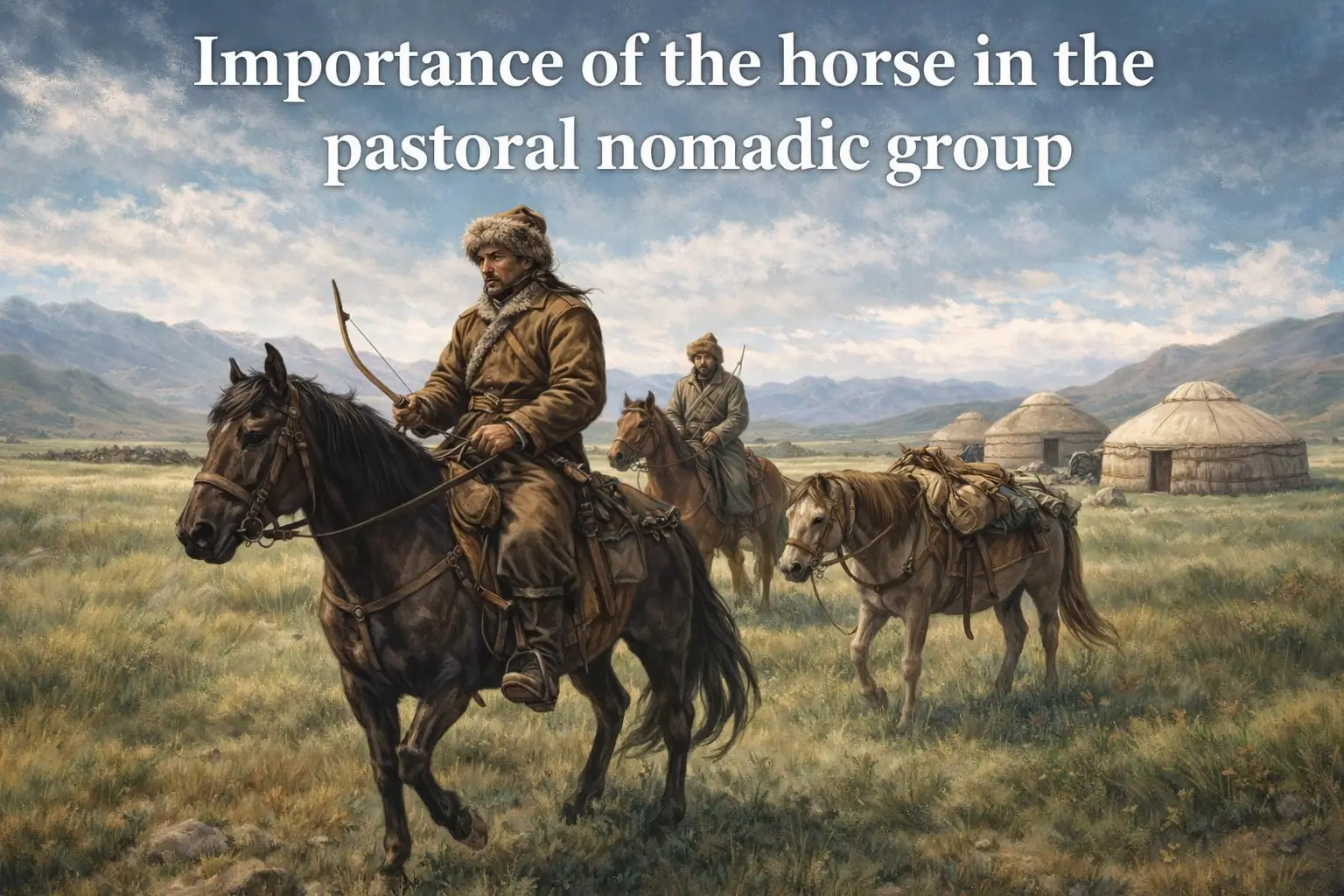 Importance of the horse in the pastoral nomadic group