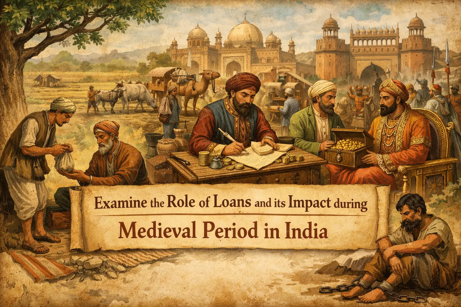 role of loans and its impact during medieval period in India