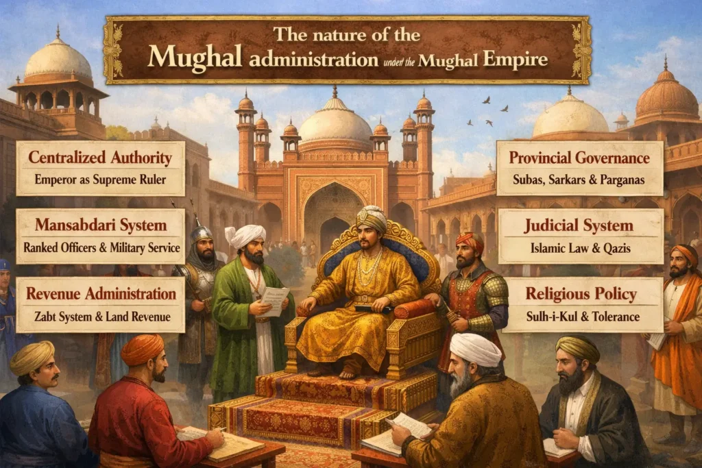 nature of the Mughal administaration