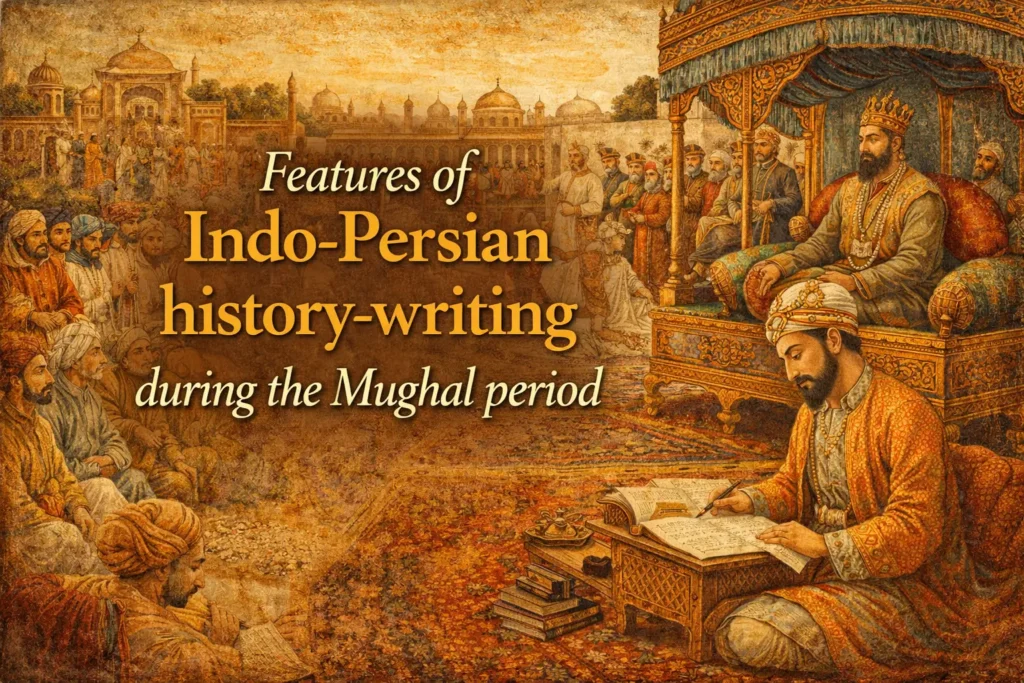 Features of Indo-Persian history-writing during the Mughal period