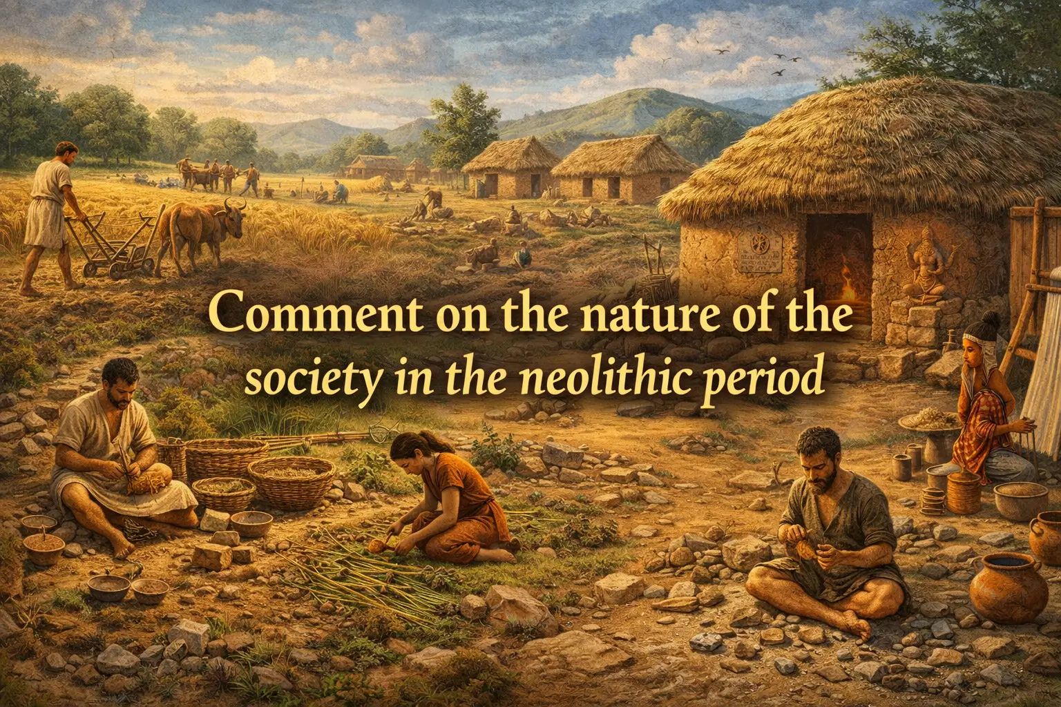 nature of the society in the neolithic period