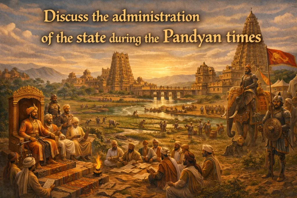 administration of the state during the Pandyan times